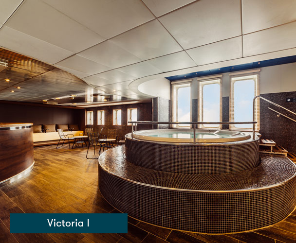 Poolområde på kryssningsfartyg Victoria I