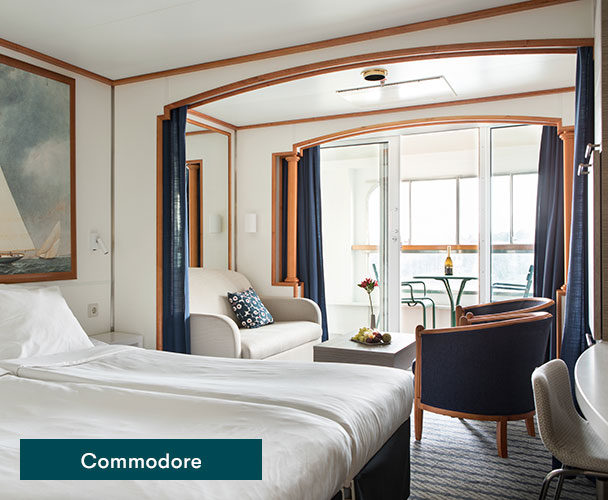 Commodore med balkong