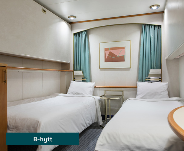 B-hytt på kryssning till Helsingfors