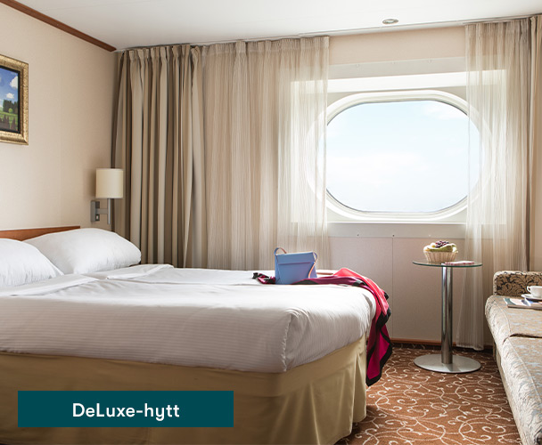 DeLuxe-hytt på Baltic Queen