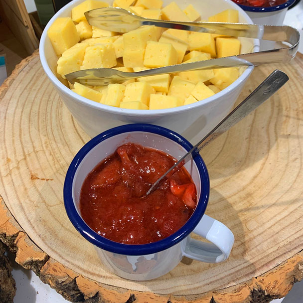 Piquant strawberry jam a la Silja Line