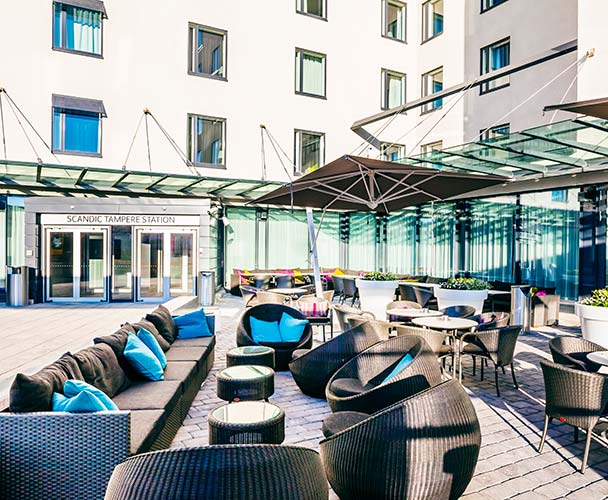 Terrass på Scandic Tampere Station