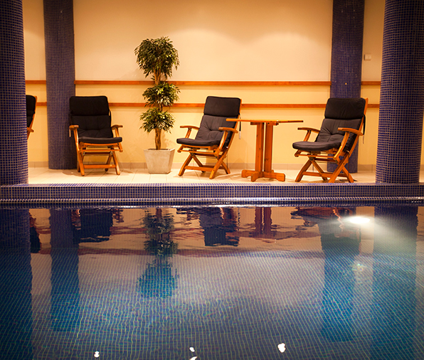 Poolavdelningen på Hotell Adlon på Åland