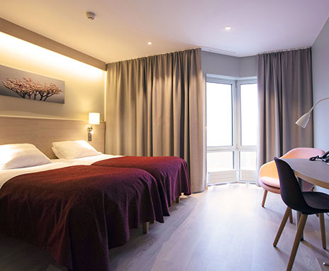 Rum på Park Alandia Hotell på Åland